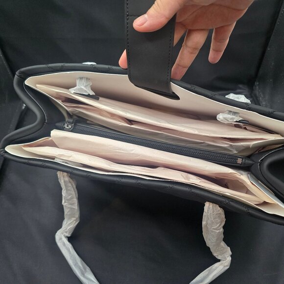 Tory Burch Willa Matte Tote 149685 Black - Picture 7 of 8